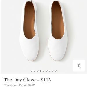 Everlane Day Glove size 7, white